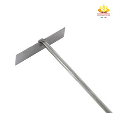 Rastrello sposta carboni brace