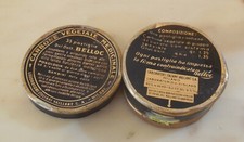 VINTAGE SCATOLA LATTA CARBONE VEGETALE MEDICINALE BELLOC VAILLANT 