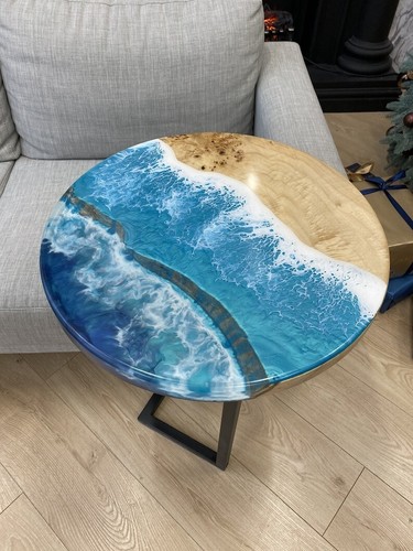 Blue handmade ocean - ocean, waves