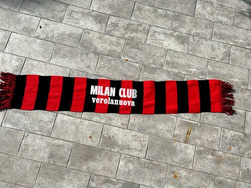 Milan club verolanuova - verolanuova, sciarpa