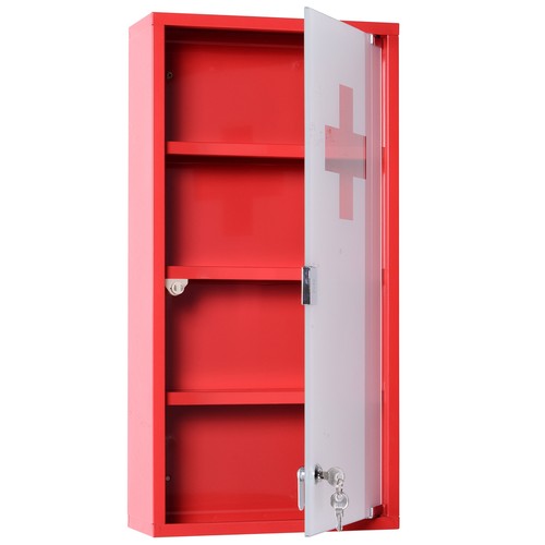 Homcom armadietto medicinali - armadietto,
