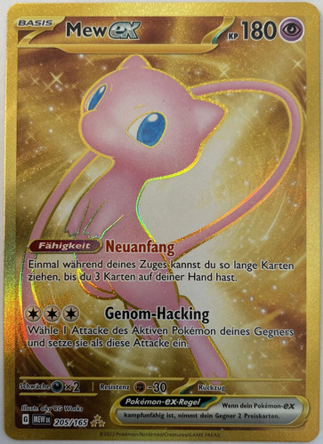 Pokemon mew oro tedesco - ex,