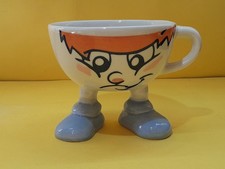 LE TAZZE PAZZE LATTE GIGLIO TAZZA PIEDI AZZURRI MUG CUP CAFFÈ THÉ VINTAGE