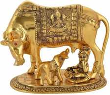 Mucca Kamdhenu artigianale in