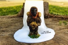 STATUA MASCHERA MAMUTHONES CERAMICA ARTISTICA SARDA  R. CARBONI ELMAS CM. 7,5x4