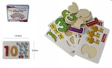 x Gioco Educativo Puzzle Legno