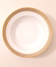 Aofi 18kt piatto fondo Bavaria Porzellan Manufakt Atzdekor echt Gold set 6 pezzi