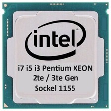 Intel Core i7 i5 i3 Pentium XEON 5GT/s socket FSB 1155 LGA 1155/socket H2 PERFETTO