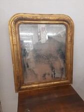 Specchiera In Legno Dorato Del