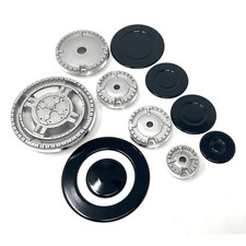 Kit bruciatori + piattelli spartifiamma cucina Smeg 5 fuochi