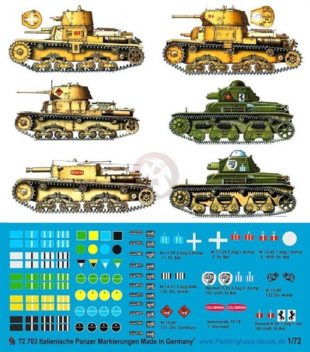 Peddinghaus italian tank - peddinghaus, 1/72