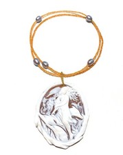 Collana Ciondolo Cameo Ovale