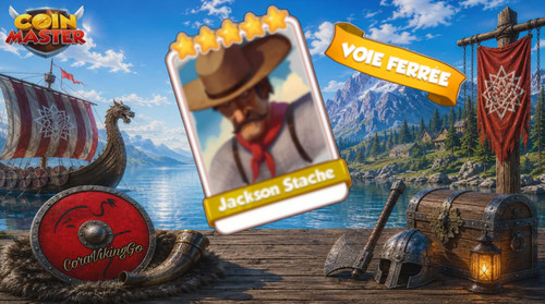 Jackson stache carte coin - carte,