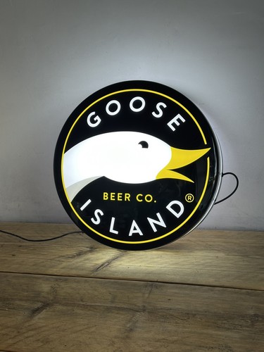 Goose island beer neon - goose,