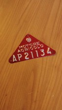 Placca mezzo motore agricolo - placca,