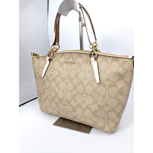 Borsa coach pelle beige - beige, 1938