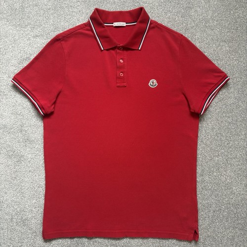 Polo moncler rossa taglia - polo,