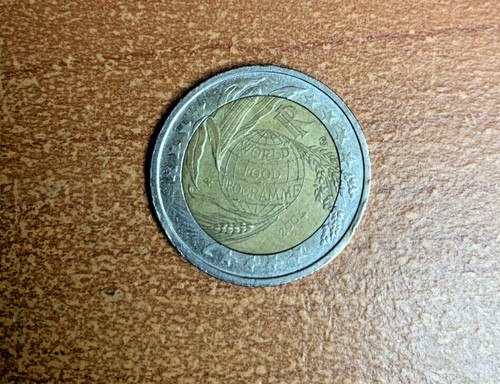 Moneta euro world - moneta, food