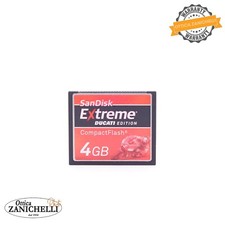 SANDISK EXTREME 4GB DUCATI EDITION Compact Flash Usato