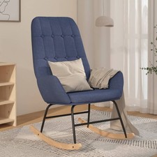 Poltrona a Dondolo Blu in