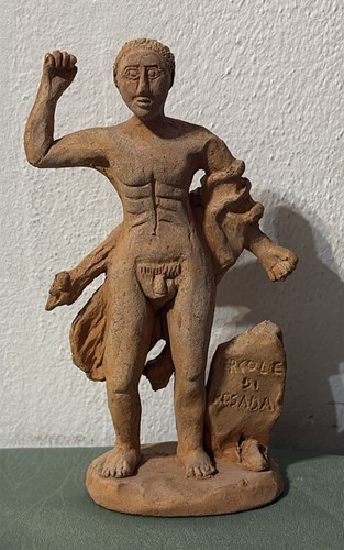 Ercole posada statuetta in - statuetta,