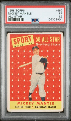 Mickey mantle 1958 topps all - mantle,