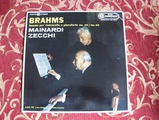 MAINARDI ZECCHI BRAHMS SONATAS RCA ITALY ORIGINAL Near Mint TOP RARE