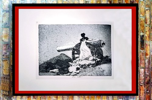 Goya incisione disastri - incisione, di