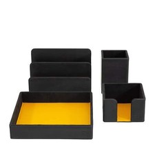 DUDU Leather Office Desk Set