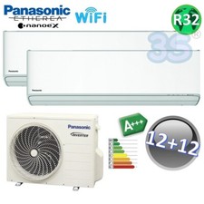 Climatizzatore dual split ETHEREA R32 Panasonic 12000+12000 btu A+++ con WIFI Na