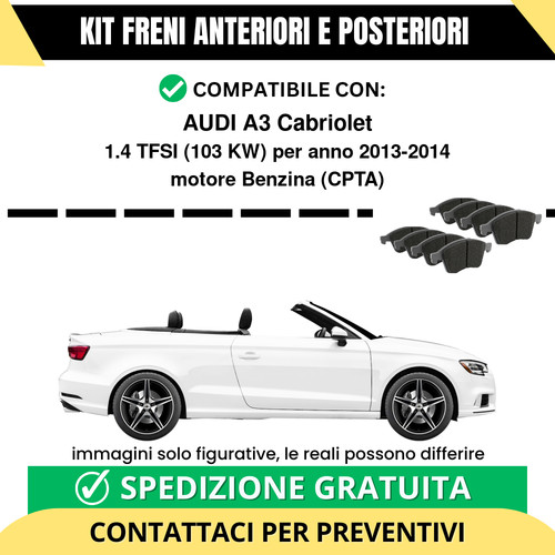 Pastiglie freno ant post - freno, +