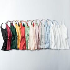 Frauen Satin Camisole Plain