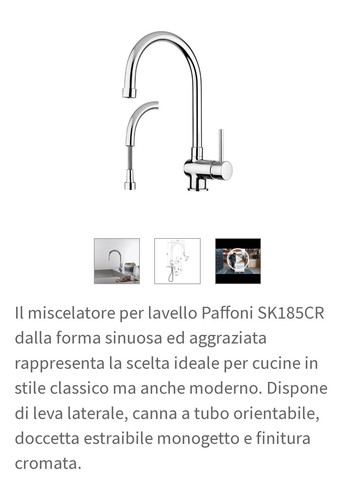 Paffoni miscelatore lavello - miscelatore,