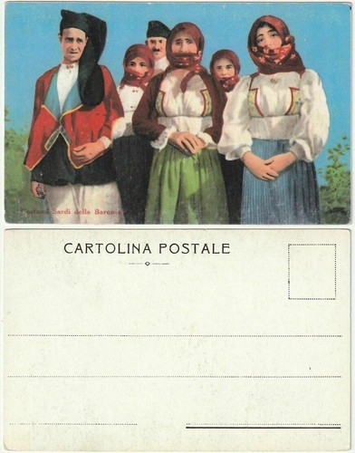 Costumi sardi della baronia - della,