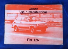 FIAT 126 PERSONAL 4 - LIBRETTO USO E MANUTENZIONE 1977