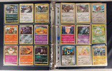 ALBUM CON 306 CARTE POKEMON - COMUNI NON COMUNI E RARE