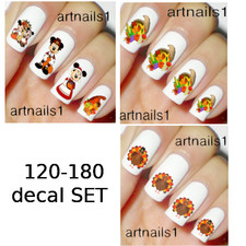 Thanksgiving Nail Art Stickers