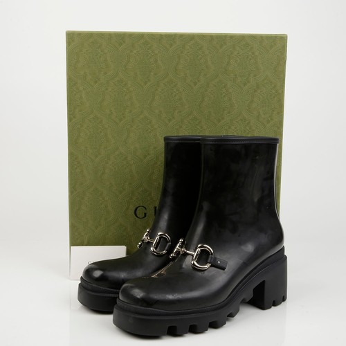 Gucci horsebit rain boots - horsebit, 39