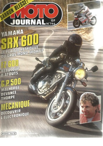 Moto journal 746 yam srx - n°746,