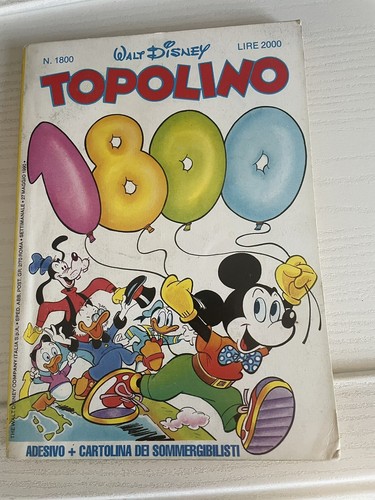 Fumetti topolino n1800 - fumetti,