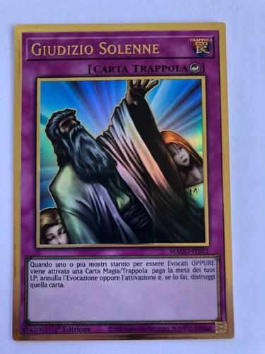 Giudizio solenne rara oro - giudizio,