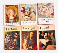 6 vecchi libri monografici di storia dell’arte