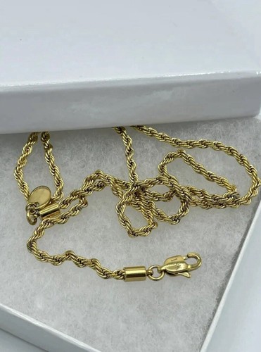 Catena corda oro giallo 18 - corda,