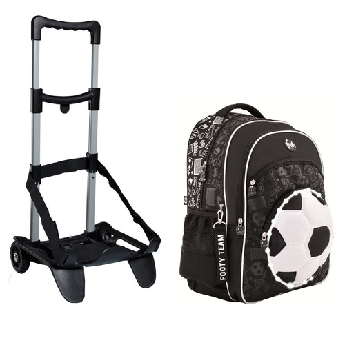 Grande zaino pallone footy led - zaino,