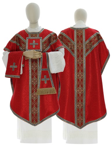 Casula pugin rossa - casula, rossa/blu