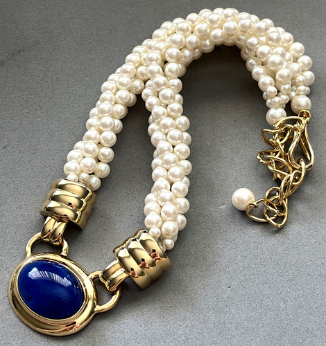 Collana vintage marvella - vintage,
