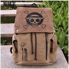 Zaino Unisex Onepiece porta Laptop Regolabile Luffy, Zoro Nami