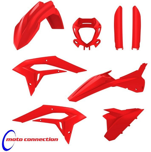 Kit plastiche polisport rosso - kit,