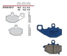 PASTIGLIE FRENO POSTERIORI