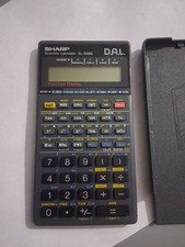 Calcolatrice scientifica Sharp EL-506G con display funzioni e custodia manuale